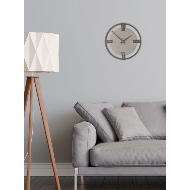 Modern round wall clock Sirio 38