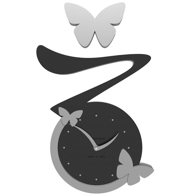 Butterfly wall clock