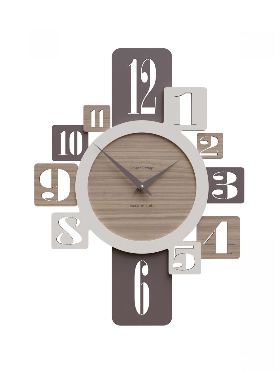 Wall clock Onyx - canaletto walnut