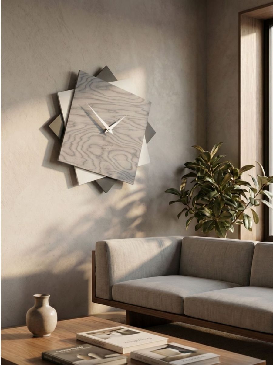 Wooden wall clock Foy