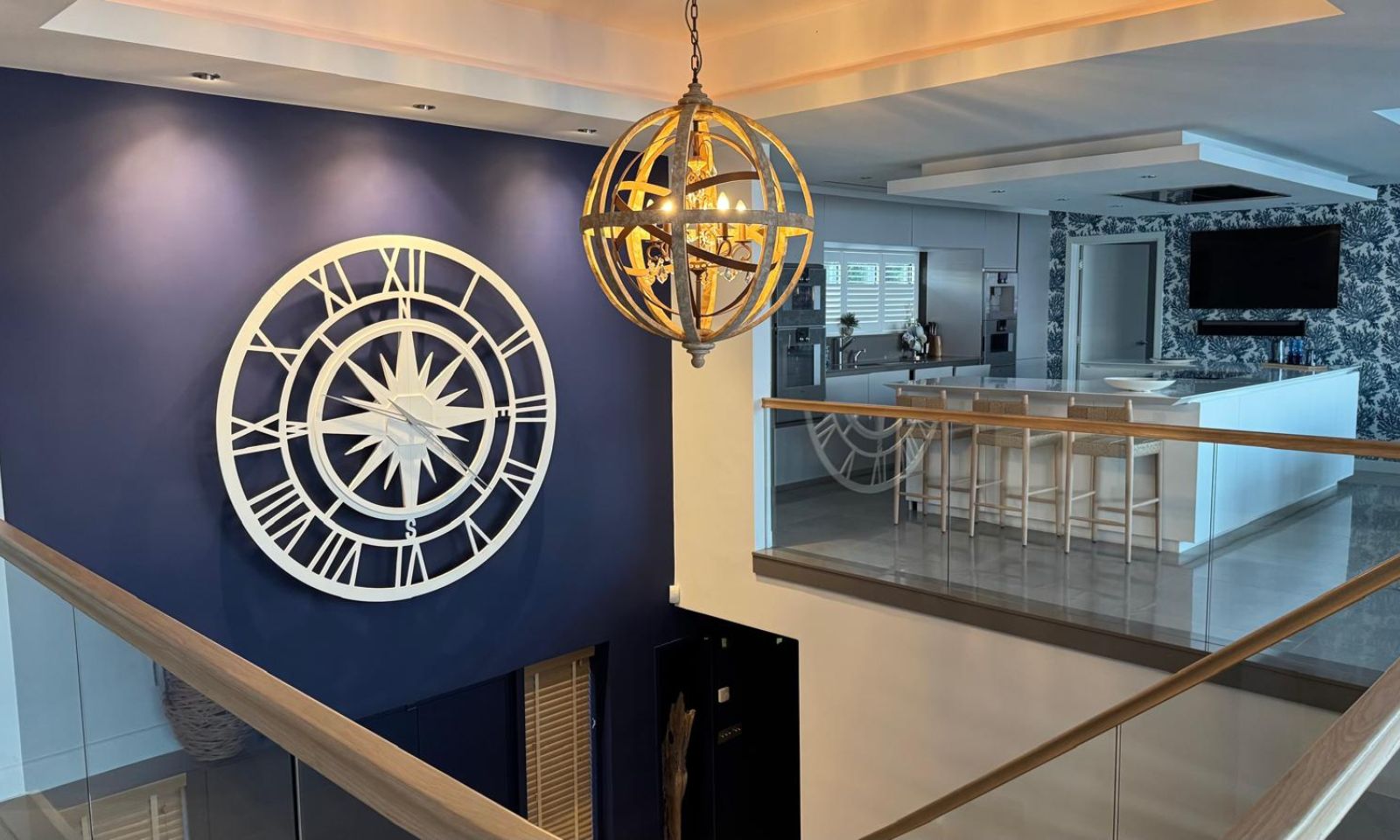 Luxury Wall Clock: Italian Design for a Seaside Home